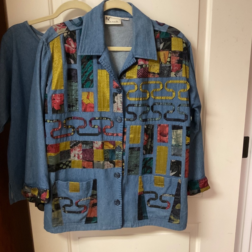 Vintage 2 Piece Boho Yak Magic Patchwork EUC (states S, but more M/L)